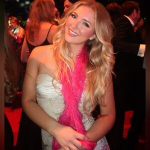 Windsor Floral Sequin Maxi Dress - Cream and Pink